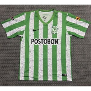 Nike Postobon Colombia Dri-Fit Atletico Nacional 2014/2015 Soccer Home Jersey L
